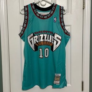 Mitchell & Ness Swingman Throwback Mike Bibby Vancouver Grizzlies Jersey - Large